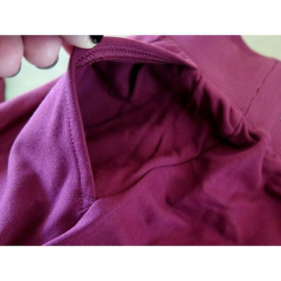 Nike Yoga CJ3827-681 Womens Sz Small Flow Hyper 7/8 Pants Bottoms Maroon Red $90 - Picture 12 of 12